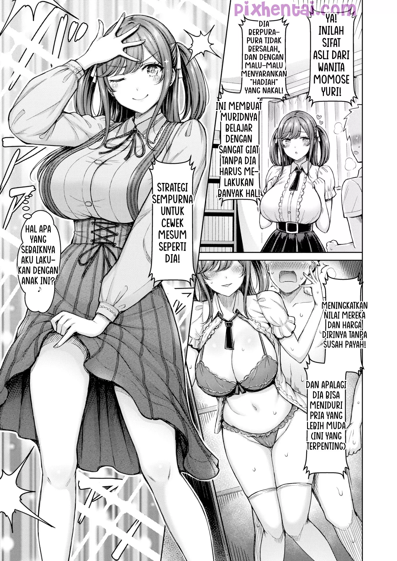 Komik hentai xxx manga sex bokep All Thanks to Momose sensei 3